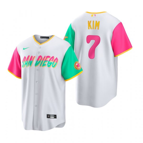 Youth San Diego Padres Ha Seong Kim White City Connect Stitched Jersey Youth San Diego Padres Ha Seong Kim White City Connect Stitched Jersey