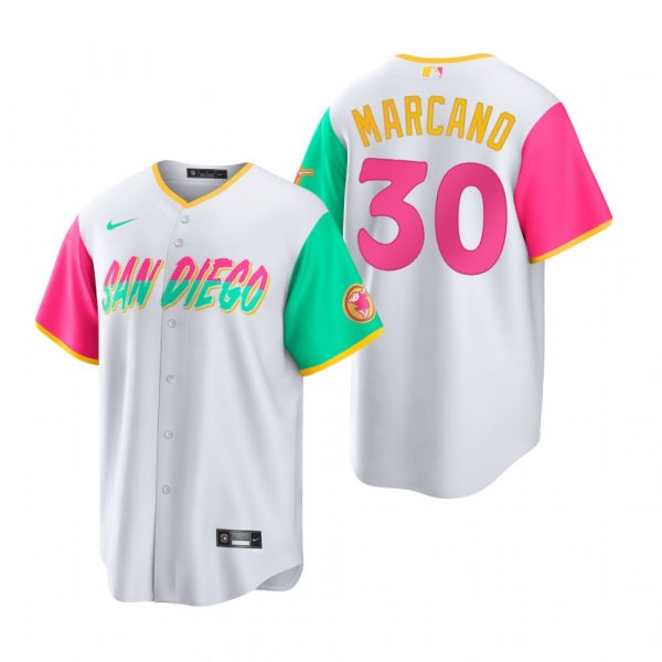 Youth San Diego Padres Tucupita Marcano White City Connect Stitched Jersey Youth San Diego Padres Tucupita Marcano White City Connect Stitched Jersey