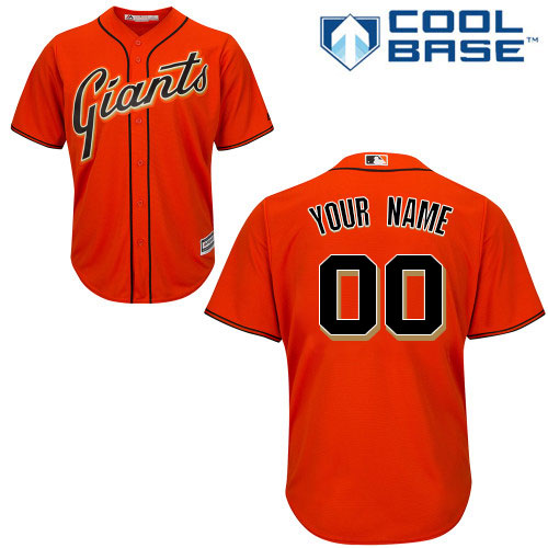 Youth San Francisco Giants Customized Orange Jersey Youth San Francisco Giants Customized Orange Jersey