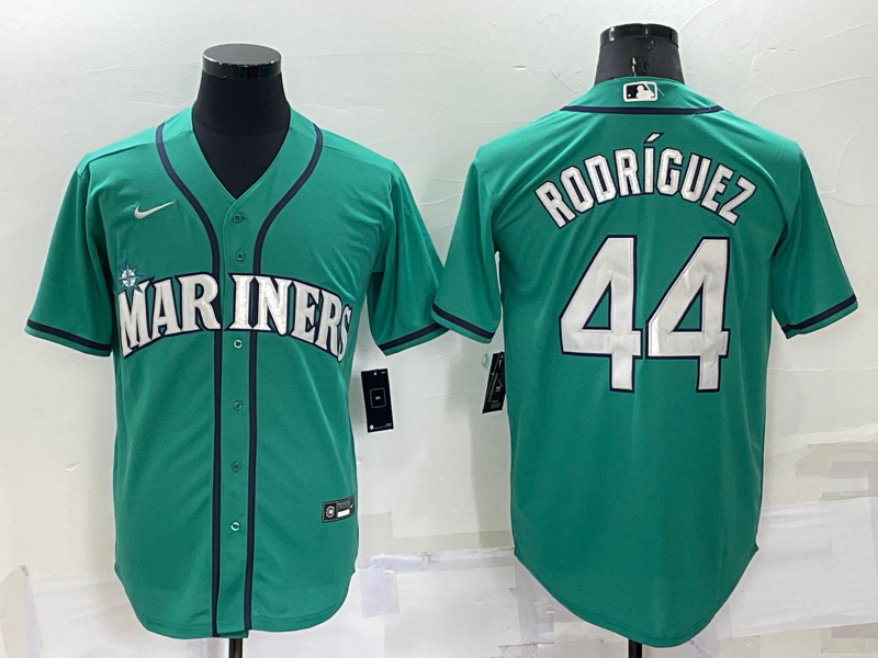 Youth Seattle Mariners #44 Julio Rodriguez Ray Green Stitched MLB Cool Base Nike Jersey Youth Seattle Mariners #44 Julio Rodriguez Ray Green Stitched MLB Cool Base Nike Jersey