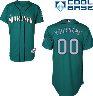 Youth Seattle Mariners Customized Green Jersey Youth Seattle Mariners Customized Green Jersey