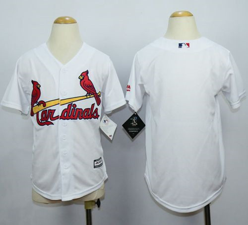 Youth St. Louis Cardinals Blank White Cool Base Stitched Youth Baseball Jersey Youth St. Louis Cardinals Blank White Cool Base Stitched Youth Baseball Jersey