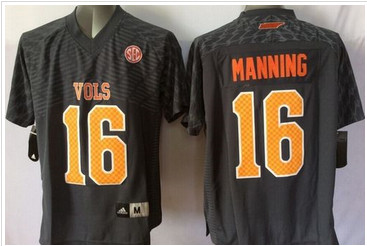 Youth Tennessee Vols #16 Peyton Manning Black Stitched NCAA Jersey Youth Tennessee Vols #16 Peyton Manning Black Stitched NCAA Jersey