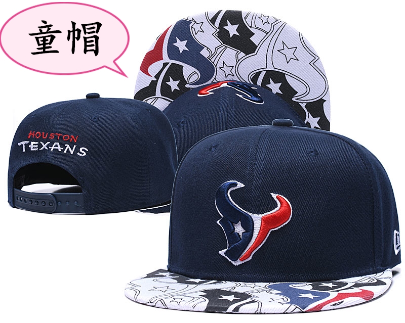 Youth Texans Team Logo Navy Adjustable Hat GS