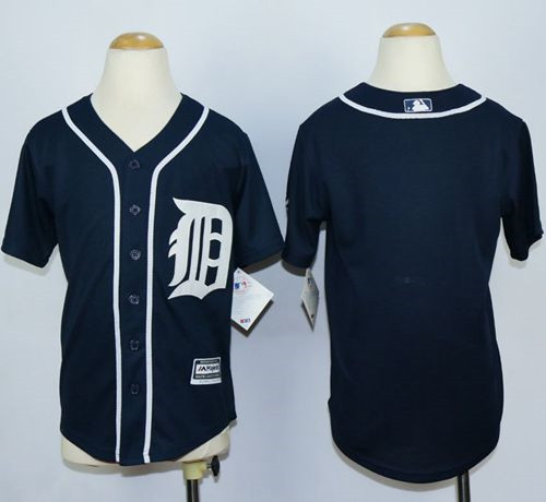 Youth Tigers Blank Navy Blue Cool Base Stitched MLB Jersey Youth Tigers Blank Navy Blue Cool Base Stitched MLB Jersey