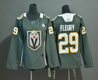 Youth Vegas Golden Knights #29 Marc-Andre Fleury Gray Dia De Los Muertos Adidas Jersey Youth Vegas Golden Knights #29 Marc-Andre Fleury Gray Dia De Los Muertos Adidas Jersey