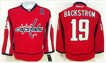 Youth Washington Capitals #19 Nicklas Backstrom Stitched Red NHL Jersey Youth Washington Capitals #19 Nicklas Backstrom Stitched Red NHL Jersey