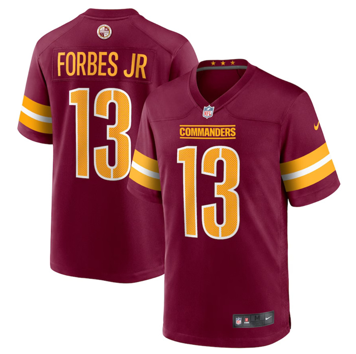 Youth Washington Commanders #13 Emmanuel Forbes 2022 Burgundy Stitched Football Jersey Youth Washington Commanders #13 Emmanuel Forbes 2022 Burgundy Stitched Football Jersey