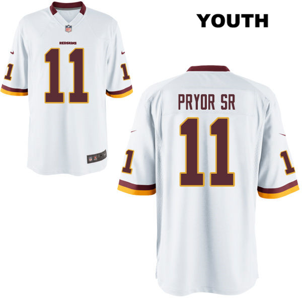 Youth Washington Redskins #11 Terrelle Pryor Sr Alternate Nike White Football Jersey
