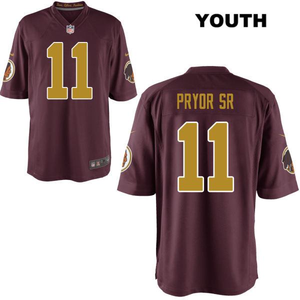 Youth Washington Redskins #11 Terrelle Pryor Sr Throwback Nike Red Football Jersey