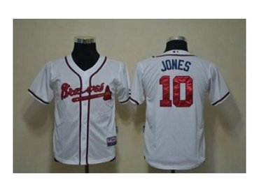 Youth mlb jerseys atlanta braves #10 jones white(cool base) Youth mlb jerseys atlanta braves #10 jones white(cool base)