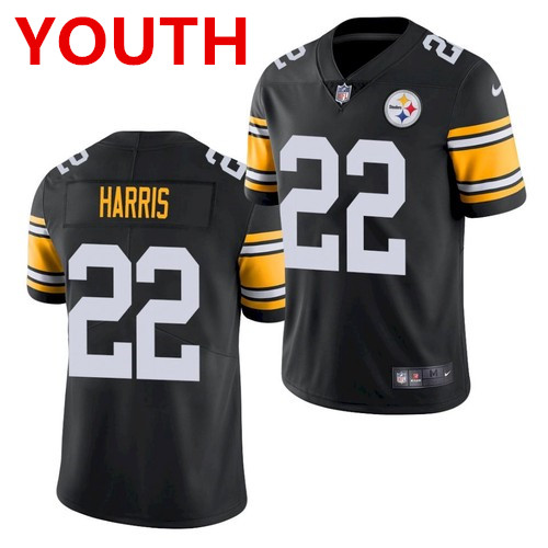 Youth pittsburgh steelers #22 najee harris black 2021 limited football jersey Youth pittsburgh steelers #22 najee harris black 2021 limited football jersey