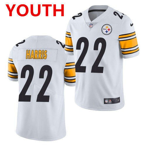 Youth pittsburgh steelers #22 najee harris white 2021 limited football jersey Youth pittsburgh steelers #22 najee harris white 2021 limited football jersey