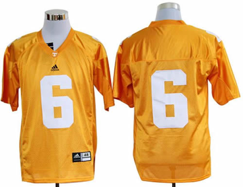 adidas tennessee volunteers denarius moore 6 yellow college football jerseys