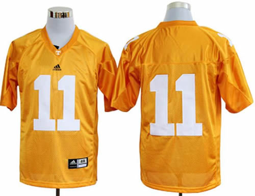 adidas tennessee volunteers justin hunter 11 yellow college football jerseys