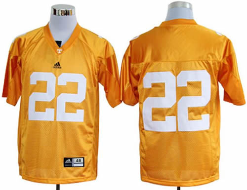 adidas tennessee volunteers rod wilks 22 yellow college football jerseys