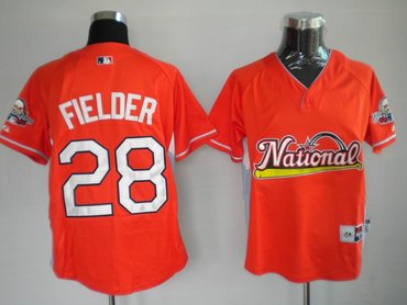 all-star jerseys milwaukee brewers 28 prince fielder red