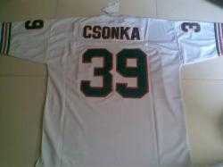 ami dolphins #39 csonka white jerseys