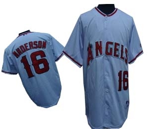 anaheim angels anderson 16 white