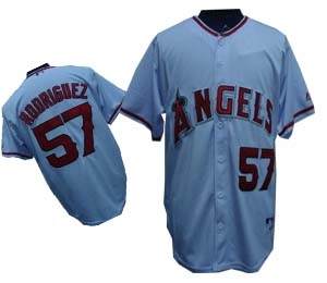 anaheim angels rodriguez 57 white