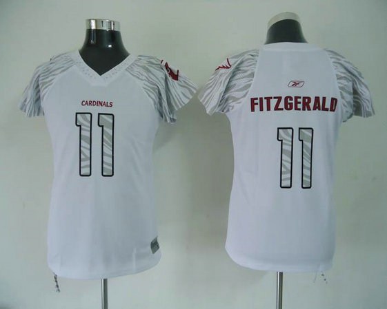Arizona Cardinals 11 Larry Fitzgerald Women Zebra Arizona Cardinals 11 Larry Fitzgerald Women Zebra