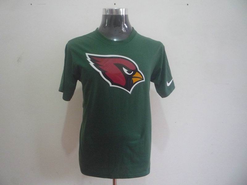 Arizona Cardinals Sideline Legend Authentic logo t-shirt-green2