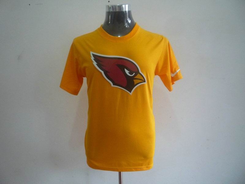 Arizona Cardinals Sideline Legend Authentic Logo t-shirt-yellow