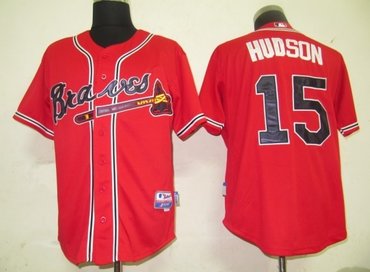 atlanta braves 15 hudson red jerseys