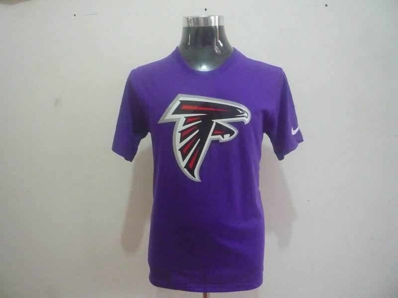 Atlanta Falcons Sideline Legend Authentic Logo Dri-Fit T-shirt - purple