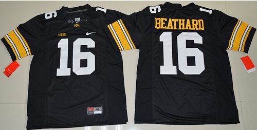 awkeyes #16 C. J. Beathard Black Stitched NCAA Jersey awkeyes #16 C. J. Beathard Black Stitched NCAA Jersey