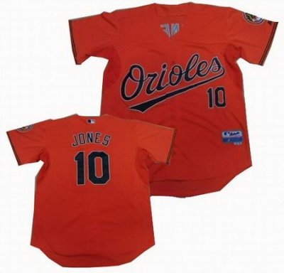 baltimore orioles #10 adam jones orange jerseys