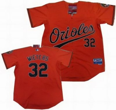 baltimore orioles #32 matt wieters orange jerseys