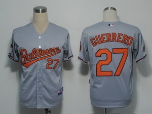 baltimore orioles 27 guerrero grey cool base