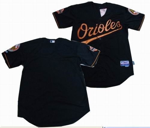 baltimore orioles blank black jersey