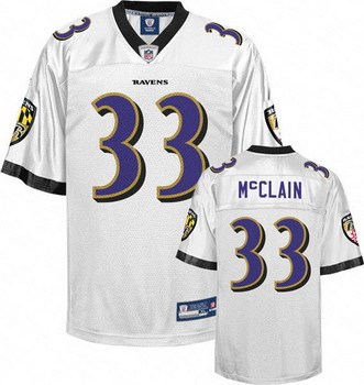 baltimore ravens 33 leron mcclain white jersey baltimore ravens 33 leron mcclain white jersey
