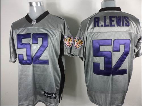 baltimore ravens 52 ray lewis gray shadow jerseys baltimore ravens 52 ray lewis gray shadow jerseys