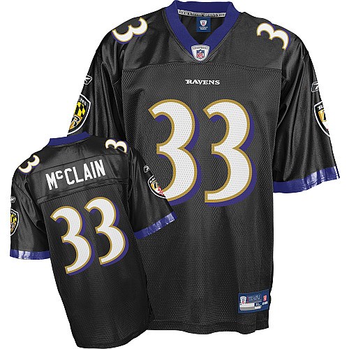 baltimore ravens mcclain 33 black jersey