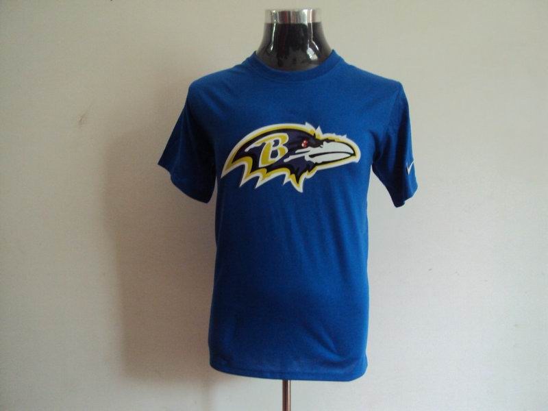 baltimore ravens sideline legend authentic logo dri-fit t-shirt -blue