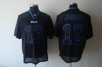 buffalo bills #13 steve johnson black field shadow jerseys