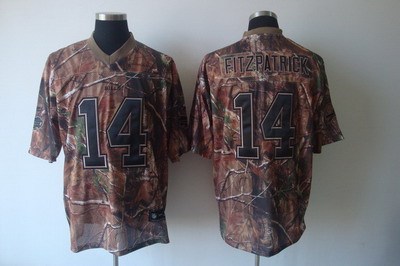 buffalo bills #14 fitzpatrick camo real tree jerseys