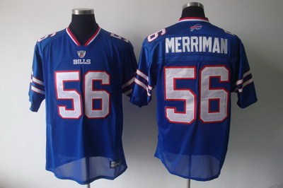 buffalo bills #56 shawn merriman blue jerseys