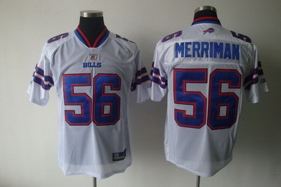 buffalo bills #56 shawn merriman white jerseys