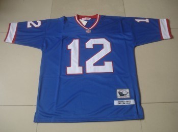 buffalo bills 12 jim kelly blue mitchell and ness