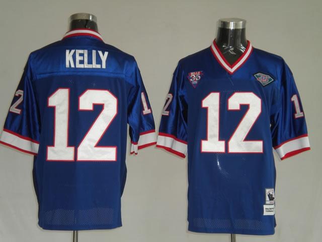 buffalo bills 12 kelly blue throwback jerseys-1