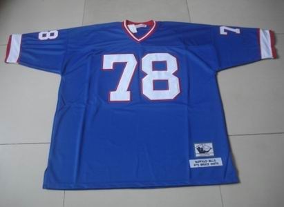 buffalo bills 78 bruce smith blue mitchelland ness jerseys
