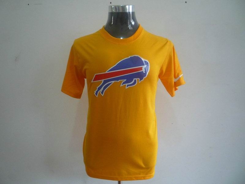 buffalo bills sideline legend authentic logo dri-fit t-shirt-yellow