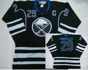 buffalo sabres 29 jason pominville black ice jerseys
