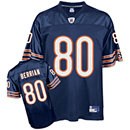 chicago bears #80 bernard berrian replica team color jersey