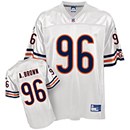 chicago bears #96 alex brown white jersey
