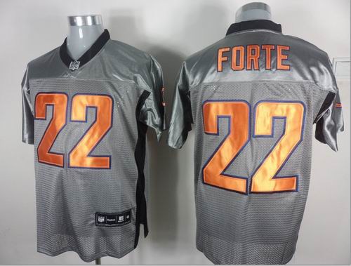 chicago bears 22 matt forte gray shadow jerseys